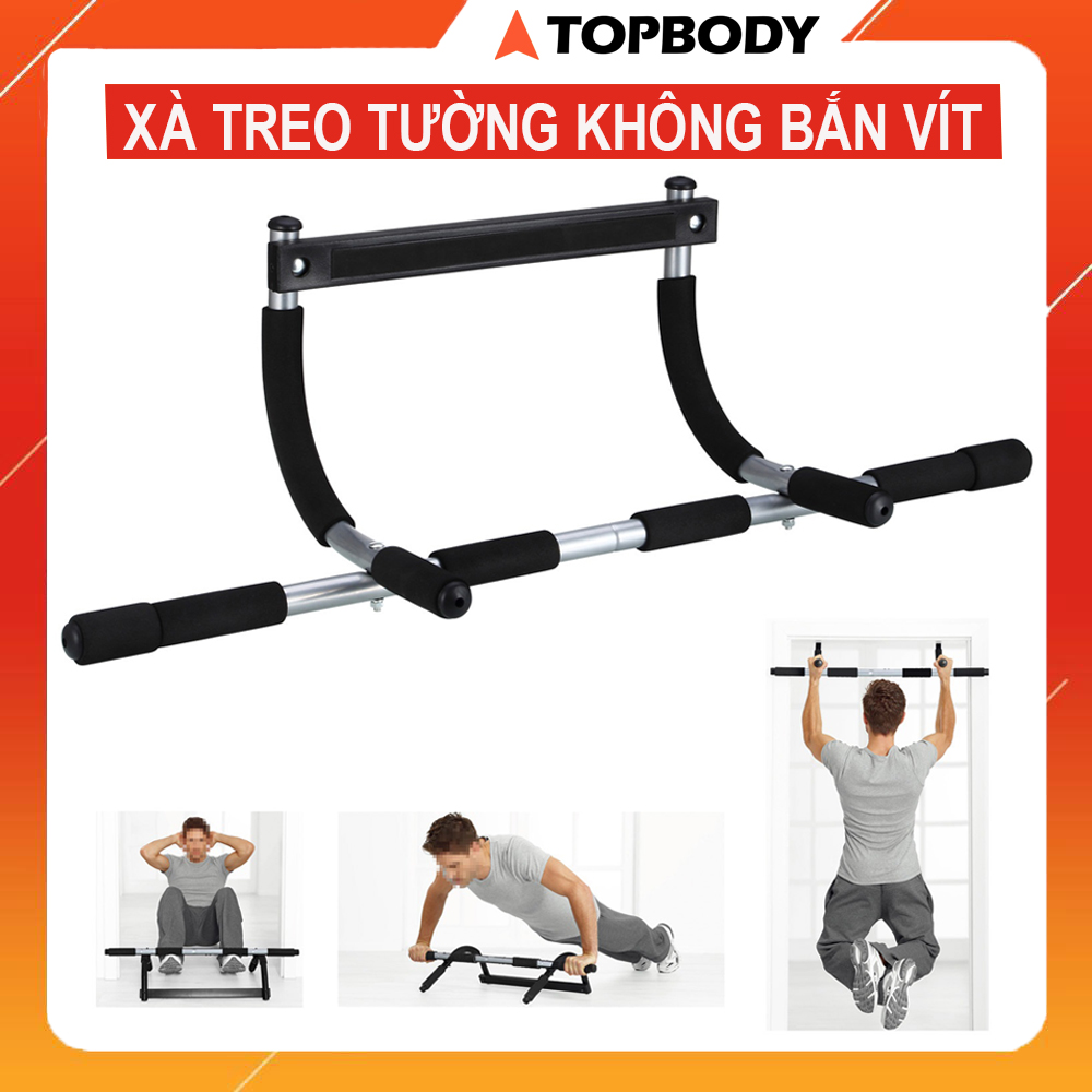 Xà đơn treo tường, đa năng không cần bắt vít TOPBODY - XADON02
