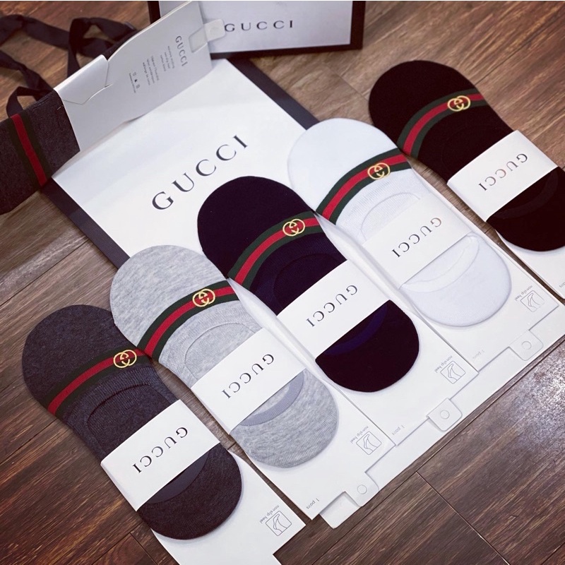 Tất hài nam tất lười G.C cotton cao cấp kháng khuẩn khử mùi.Vớ nam GUCCI siêu êm có silicon.Xuất Xứ Trung Quốc