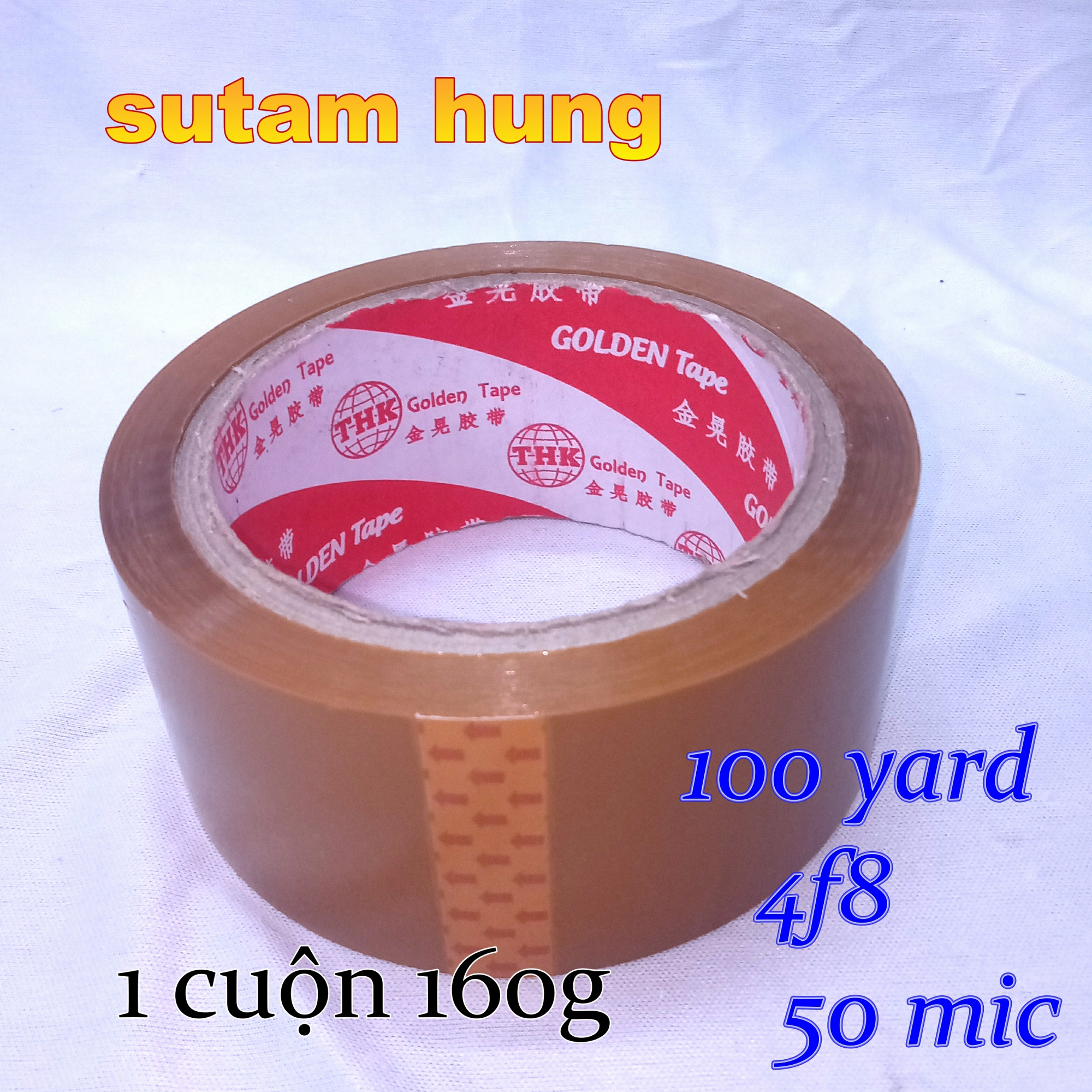 Băng keo đục 100ya 1kg lõi mỏng sth