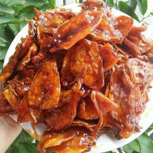 500 gram Mực rim tỏi ớt cô Qúi đặc sản Bình Định