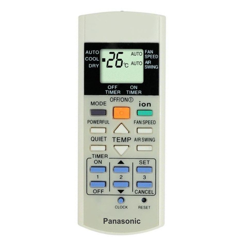 Remote máy lạnh, điều hoà Panasonic ION Tân Minh Phát