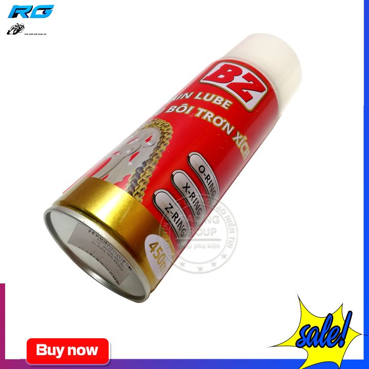 [HCM]Chai Xịt Bôi Trơn Dưỡng Sên Xe Máy BZ Chain Lube