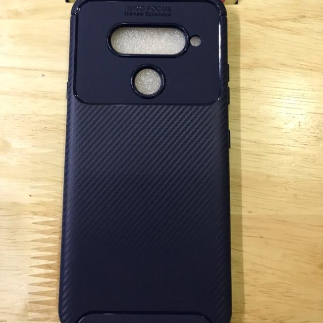 ỐP LƯNG AUTO FOCUS LG V40 NHỰA MỀM, VÂN CARBON