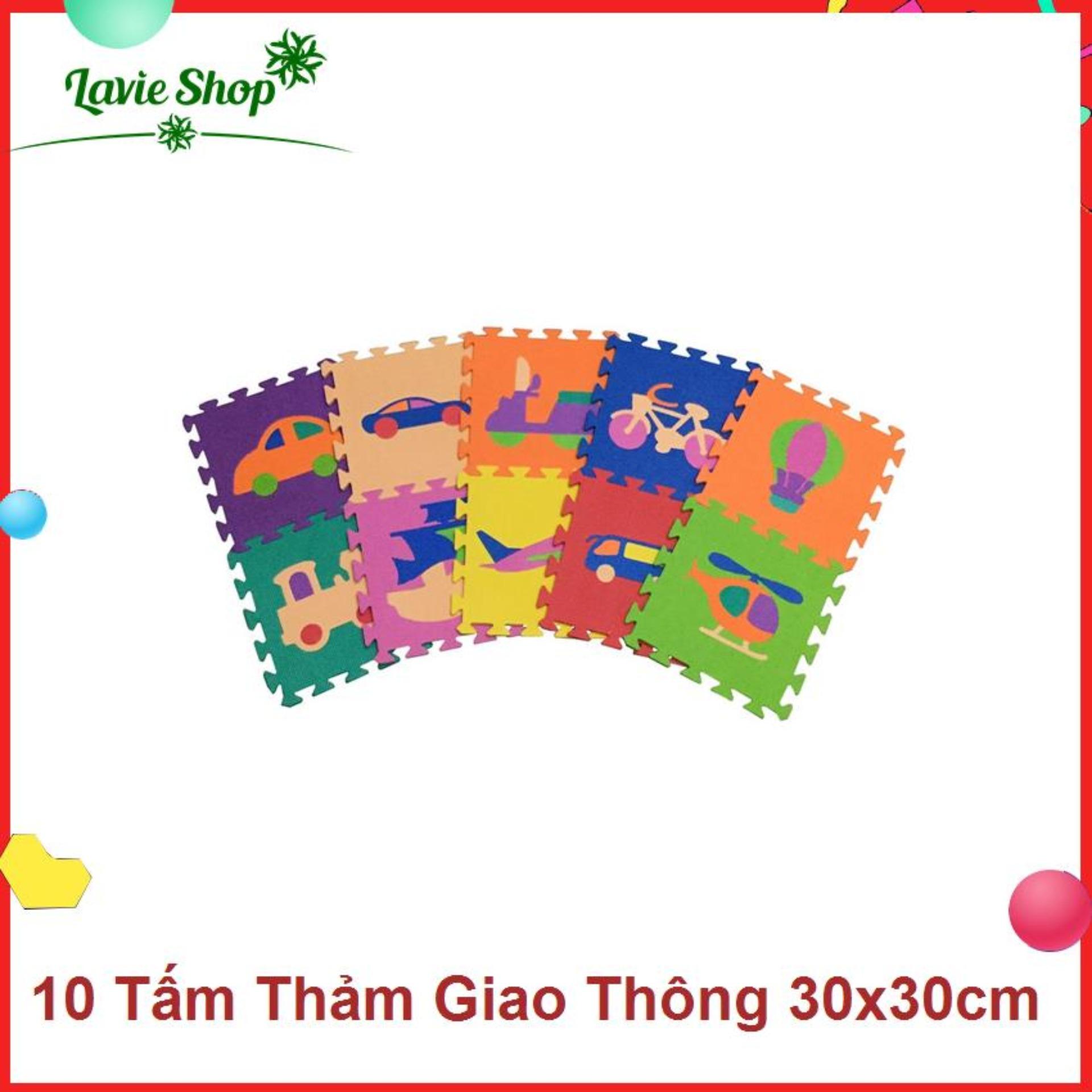 Bộ 10 miếng thảm xốp mềm lót sàn khổ 1m vuông mã fs