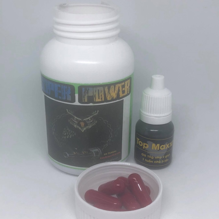 [HCM]COMBO NUÔI NHỘNG ĐỎ VÀ TOPMAX CHO GÀ - BỘ  2 CHAI