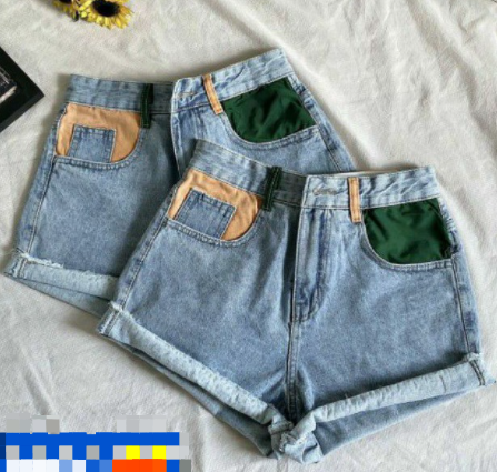 Quần short jeans túi màu size lớn 30 đến 35 ms 1020