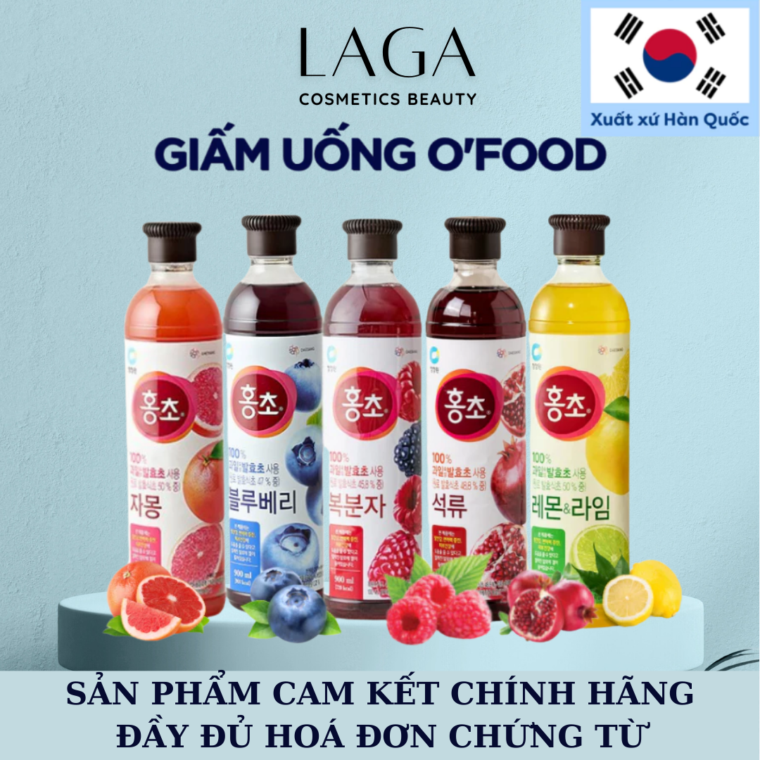 Nước Uống Giấm Hoa Quả Daesang Hàn Quốc Hỗ Trợ Đẹp Da - Detox cơ thể