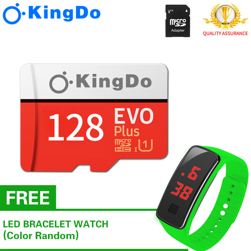 [Get free LED Watch]Thẻ nhớ MicroSDXC Samsung EVO Plus 128GB U3 4K - W90MB-R100MB With Adapter