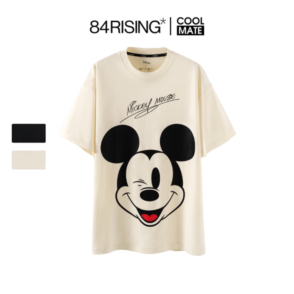 Áo thun oversize 84RISING Chuột Mickey Disney Thương hiệu 84RISING