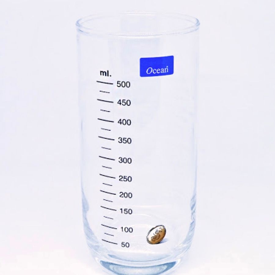 [HCM]Ly thuỷ tinh chia vạch - Ca chia vạch đo lường - Cốc thuỷ tinh đong thể tích hàng cao cấp nhập khẩu Thái Lan KN-CV020