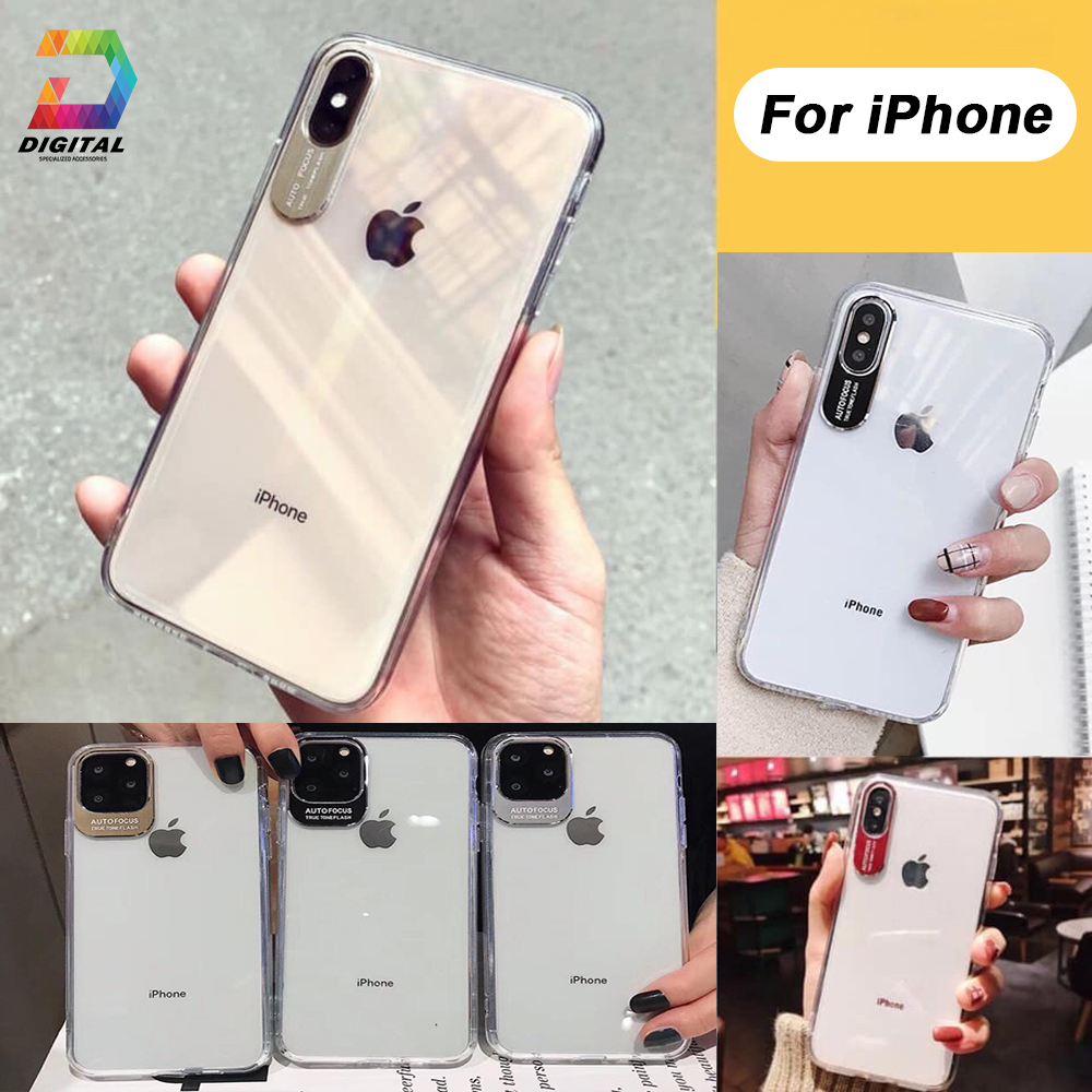 Ốp lưng dành cho iphone viền nhôm bảo vệ camera siêu đẹp
