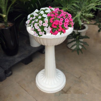 Chậu Ly nhựa đế cao 45x80cm loại 1 dày, bóng size to nhất