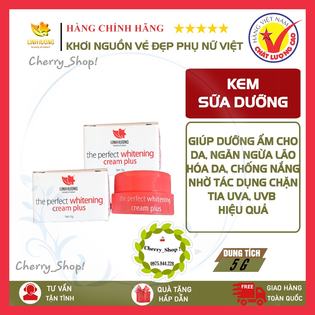 Kem sữa làm trắng da hoàn hảo mini linh hương