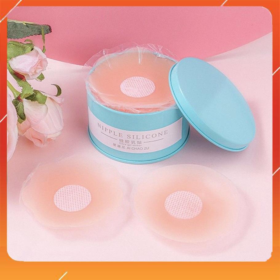 Set 2 miếng dán ngực silicon, dán đầu ti siêu dính, sử dụng được nhiều lần