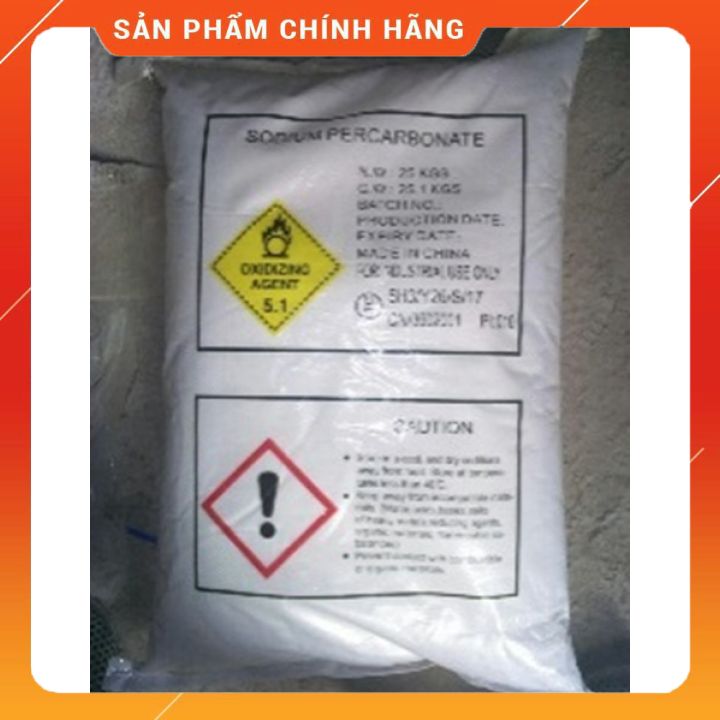 Cấp cứu nổi đầu oxy bột - oxy trung quốc - sodium percacbonate 95% - bao 25kg