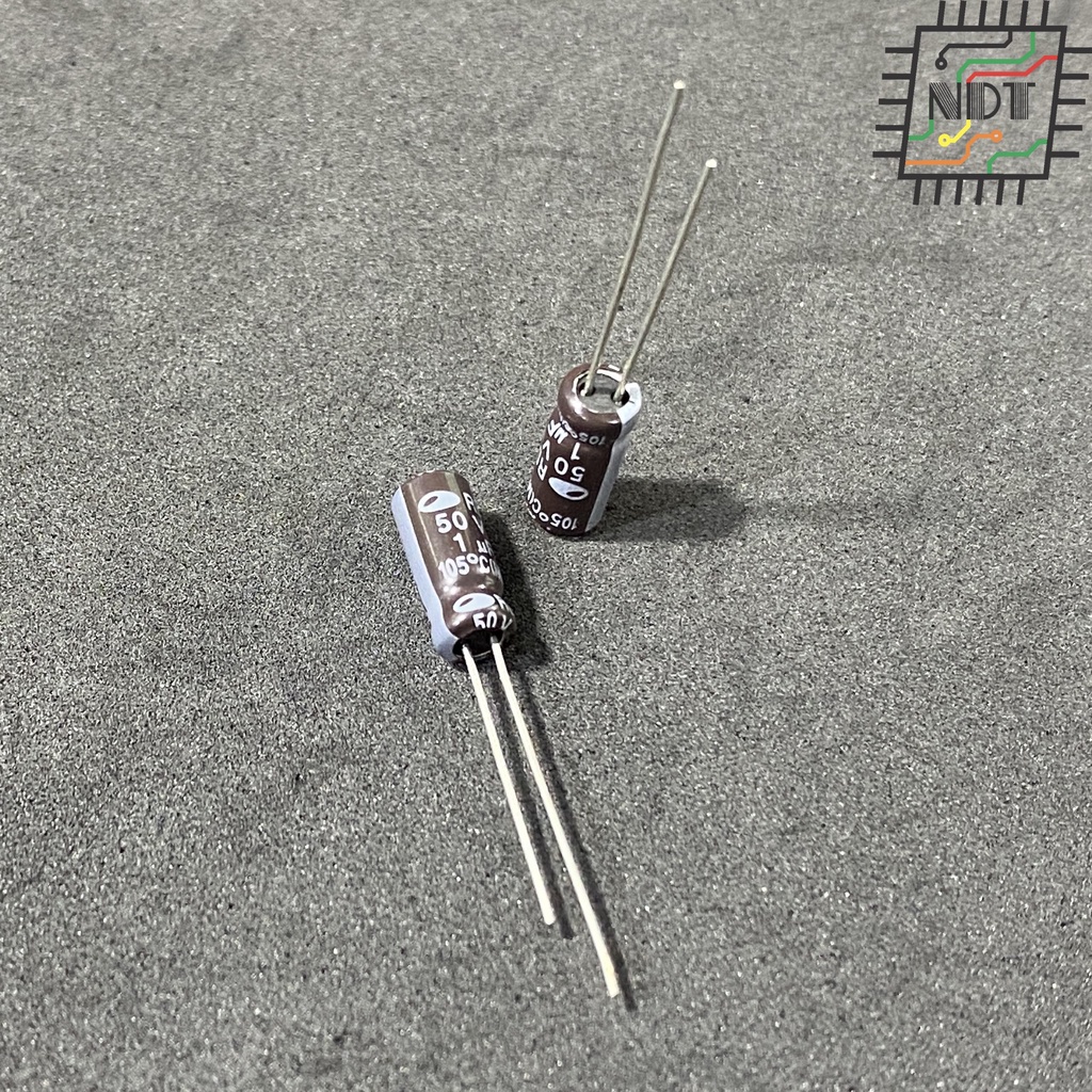 Combo 10 chiếc tụ hóa 1uf 50v