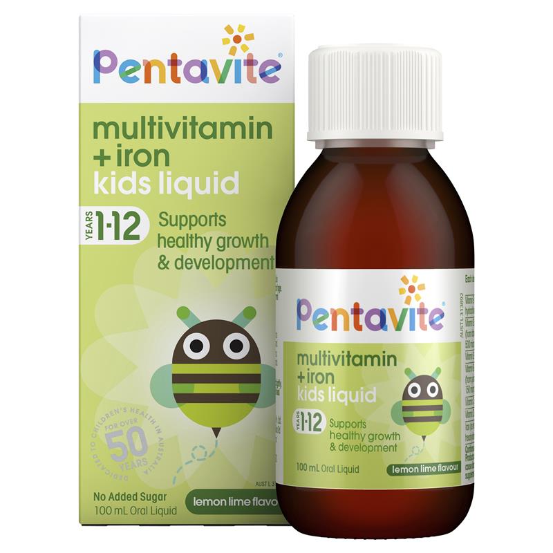 Siro vitamin tổng hợp và sắt pentavite 100ml