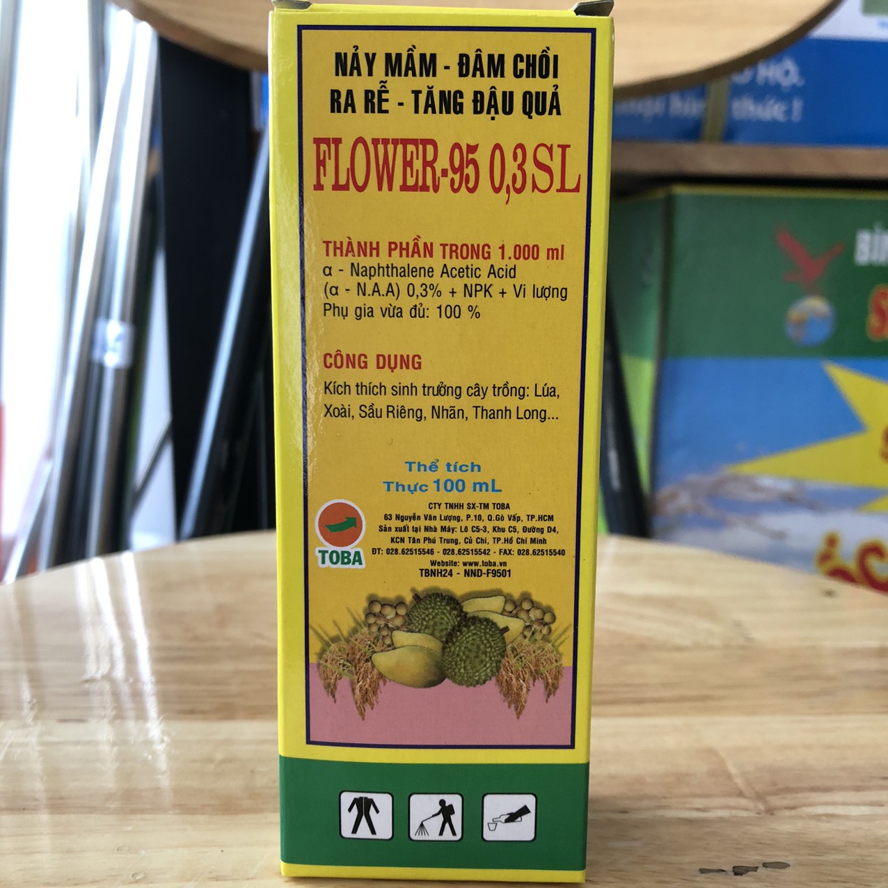 FLOWER - 95 0,3SL THUỐC ĐIỀU HÒA SINH TRƯỞNG GIÚP KÍCH THÍCH RA HOA, ĐẬU QUẢ, NẢY MẦM, ĐÂM CHỒI, RA RỄ