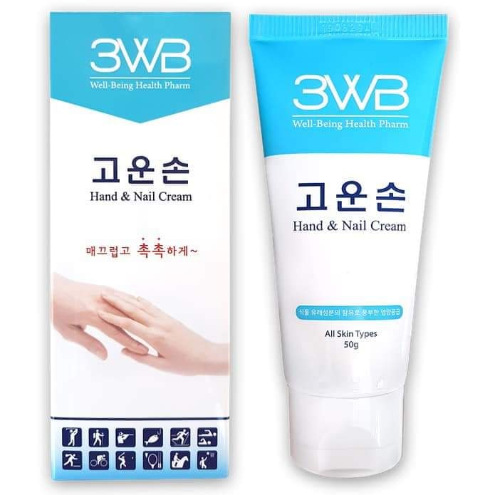 3wb kem dưỡng da tay và móng tay hàn quốc