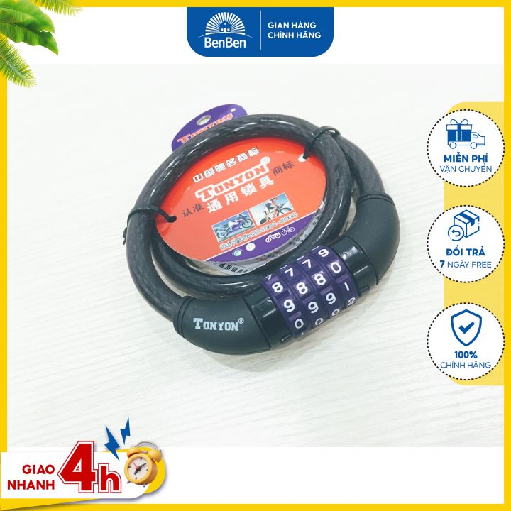 Khoá chống trộm cáp thép, dài 80cm (khoá xe đạp, xe máy, khoá cổng) - khoa thang dia - khoa xe may - khoa cong - khoa nha - khoa xe dap