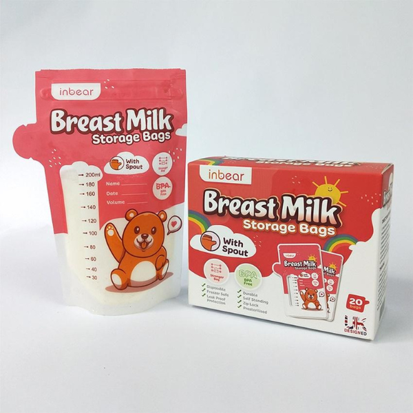 Túi trữ sữa INBEAR 200ml Hộp 20 túi
