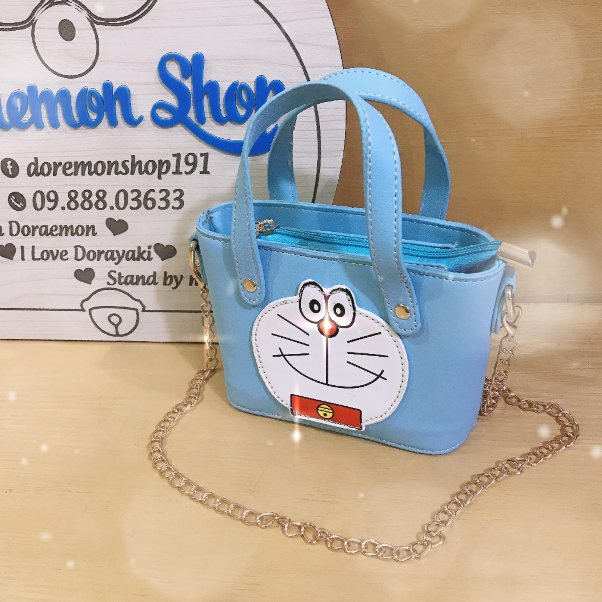 Túi Xách Mini Da PU Doremon Doraemon