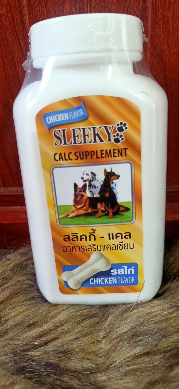 Viên Canxi Sleeky Cho Chó - Giúp Chó Chắc Xương Khỏe Mạnh (1 Viên Lẻ)