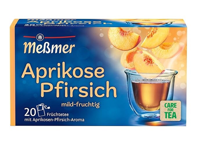 Made.in.Germany💛-🍑🌿 Trà Trái Cây Meßmer Aprikose Pfirsich – Hương Mơ & Đào Đức Phiên Bản Gratis +25% Chưa có đánh giá Đã bán 0