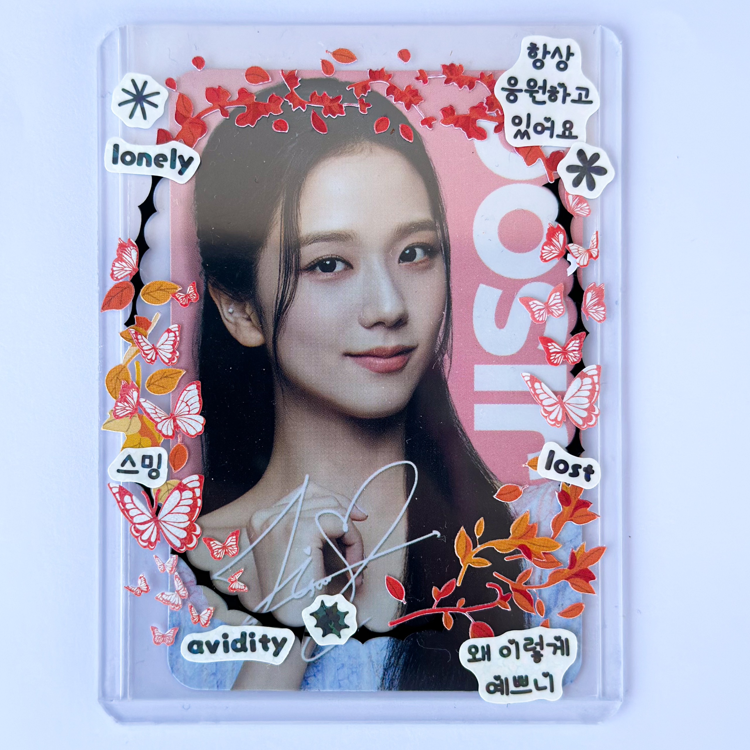 Toploader trang trí sẵn, trang trí card idol sẵn thẻ bảo vệ card
