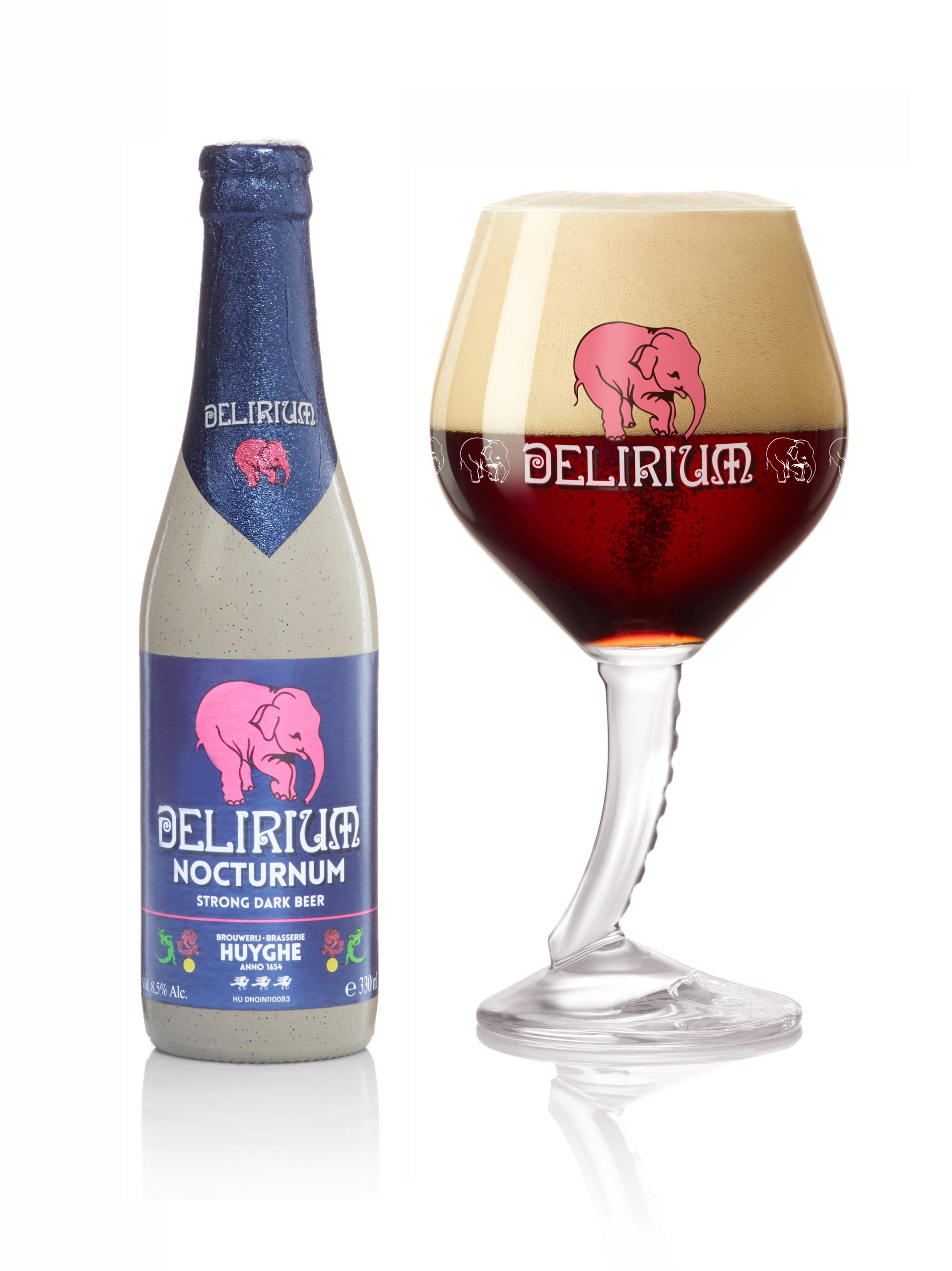 Bia delirium nocturnum 8.5% - nhập khẩu bỉ - 1 chai 330ml