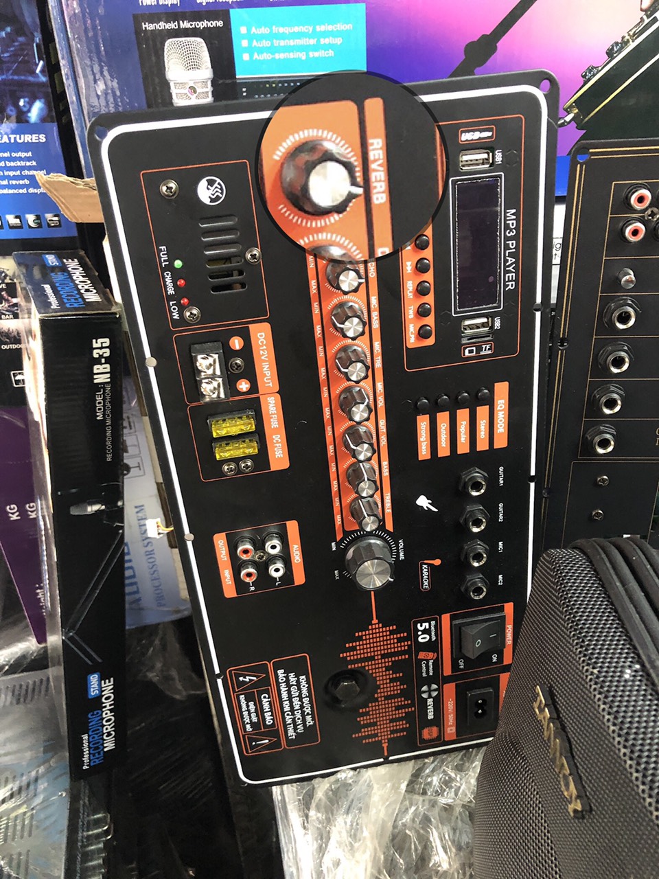 Mạch loa kéo có eco reverb 4 tất đôi