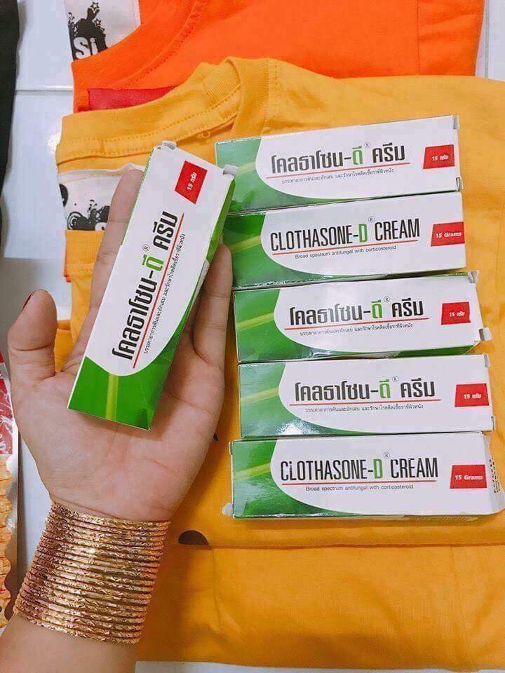 Kem Bôi Nấm Móng Tay Chân, Lở Loét Tay Chân CLOTHASONE-D CREAM Thái Lan