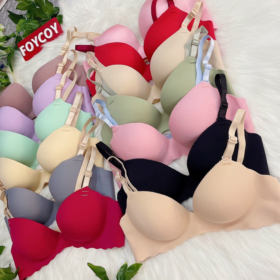 Combo 3 Áo lót đúc su non bàn tay nâng ngực không gọng cao cấp