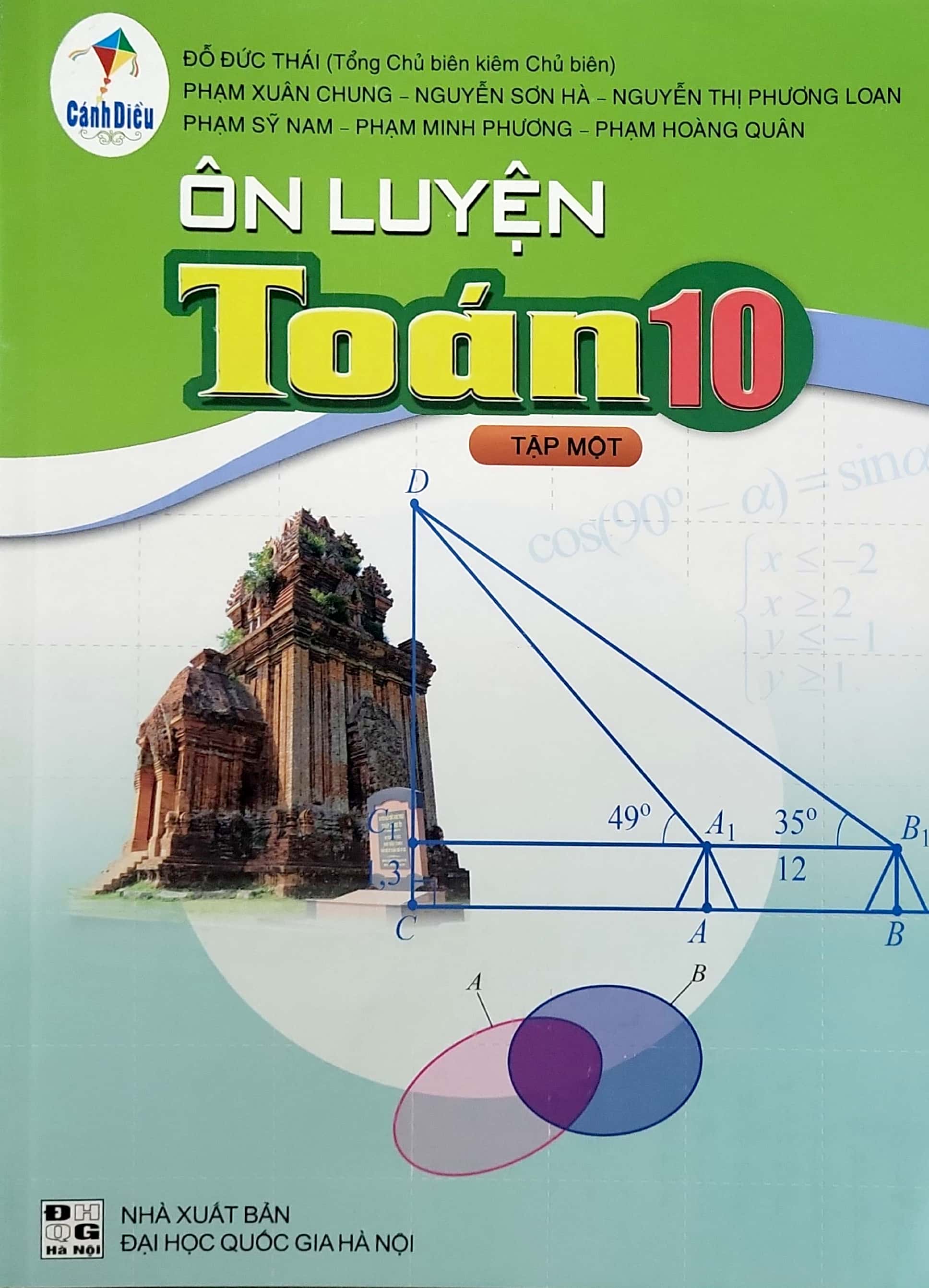 Sách - Ôn luyện toán 10 Cánh Diều- NXB Đại học Quốc gia Hà Nội