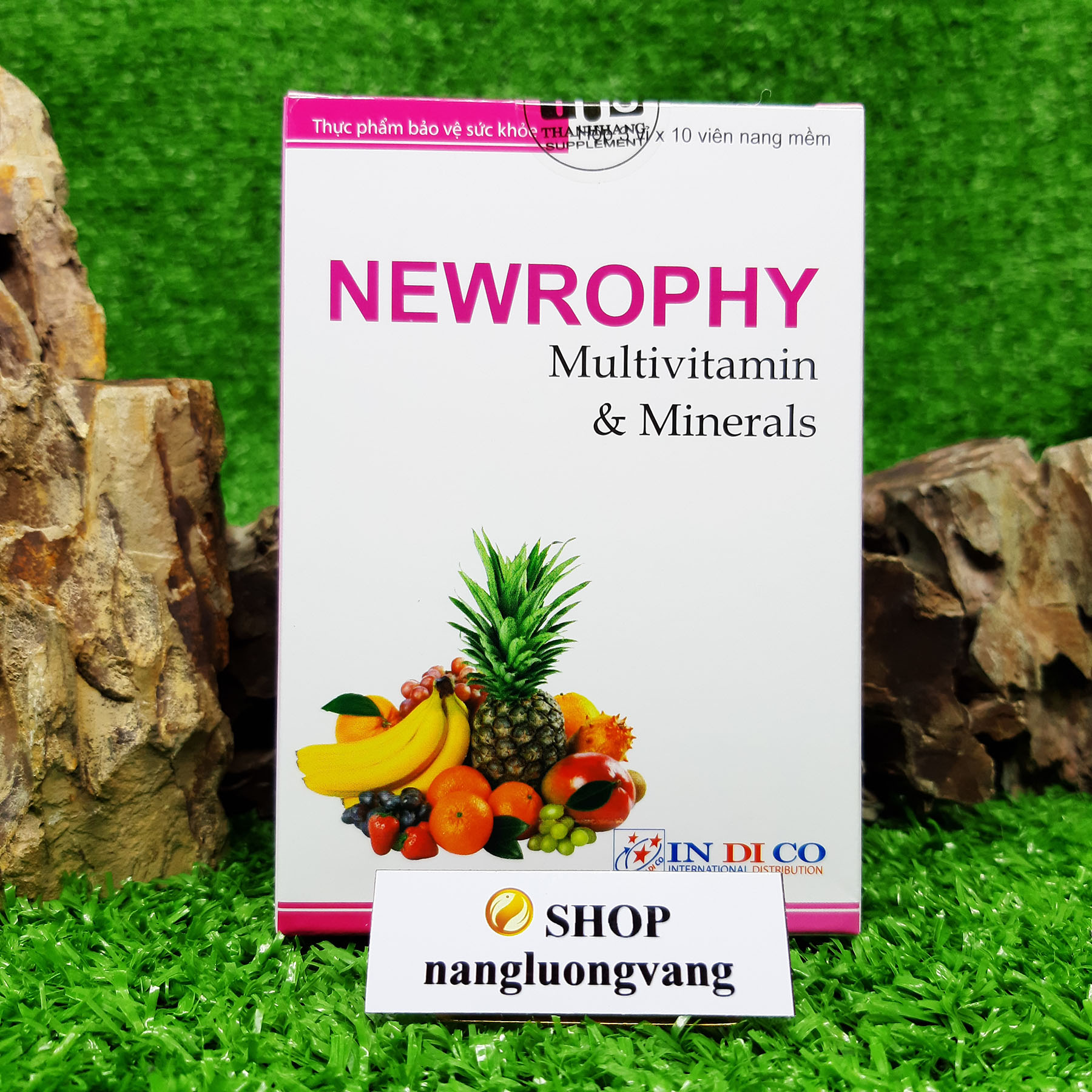 NEWROPHY 1 Hộp 3 vỉ mỗi vỉ 10 viên nang mềm - Hỗ trợ bổ sung các vitamin và khoáng chất cho cơ thể - SHOP nangluongvang