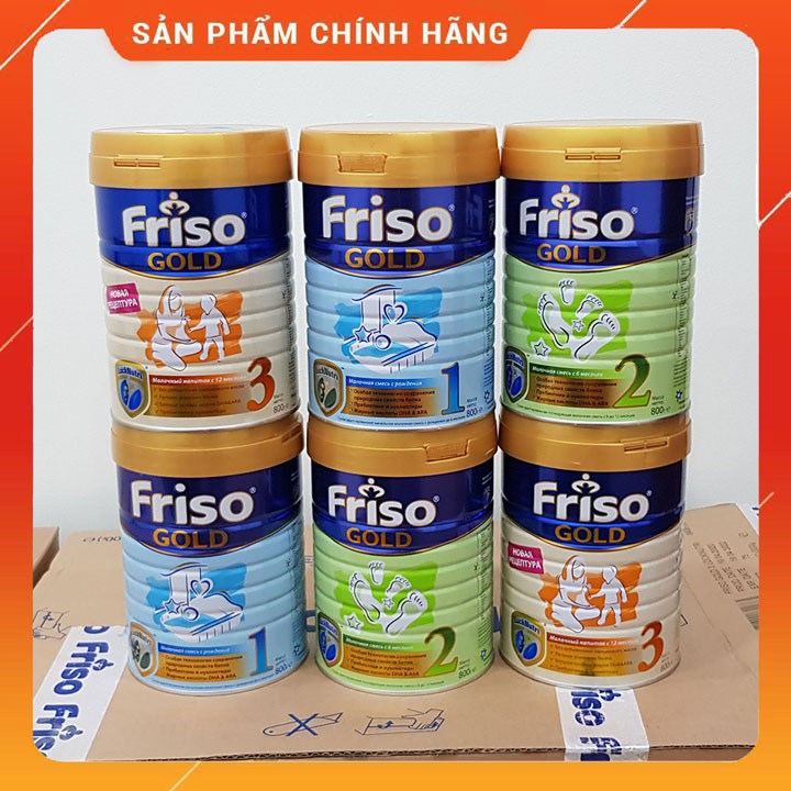 Sữa friso gold nga 800gr đủ số, hàng chuẩn air
