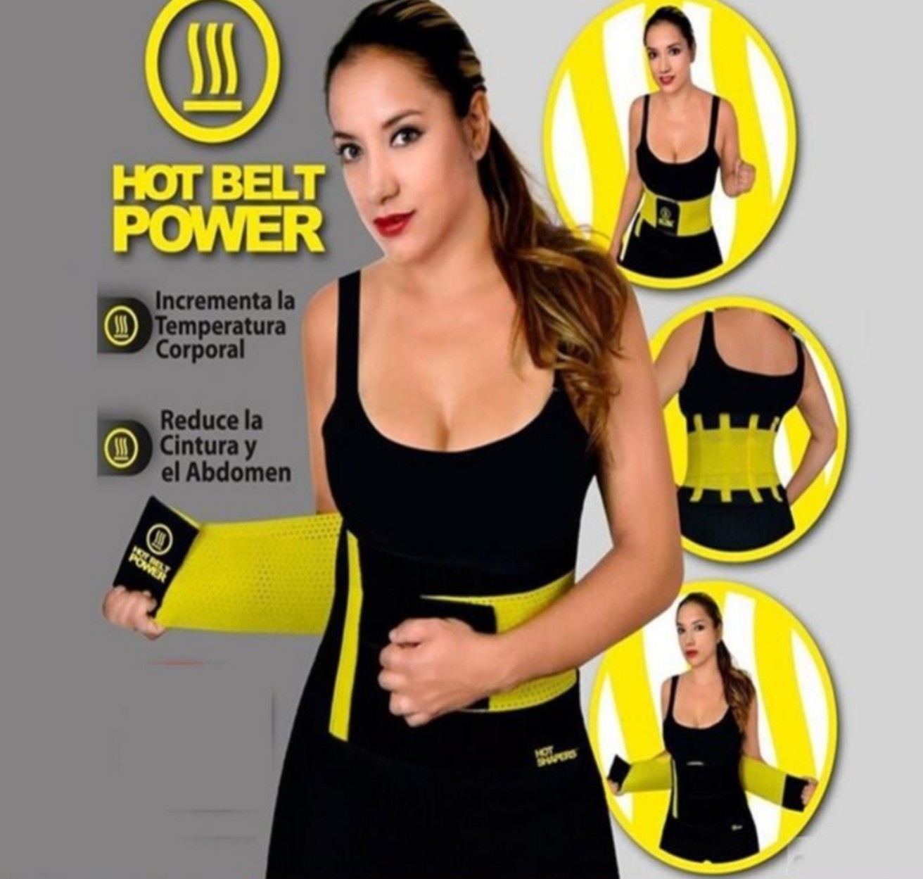Đai nịt bụng định hình eo Hot Belt Power - đai siết eo cao cấp không nóng