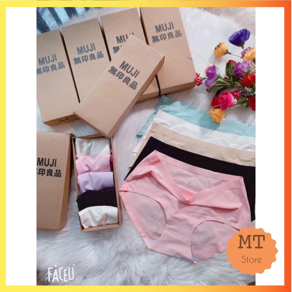 Hộp 5 quần lót nữ su đúc thông hơi thoáng mát