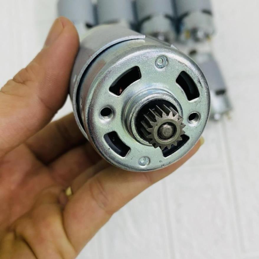 Động cơ 775, motor 775 thay thế cho máy khoan pin, máy bắt vít, máy cưa pin, có bánh răng
