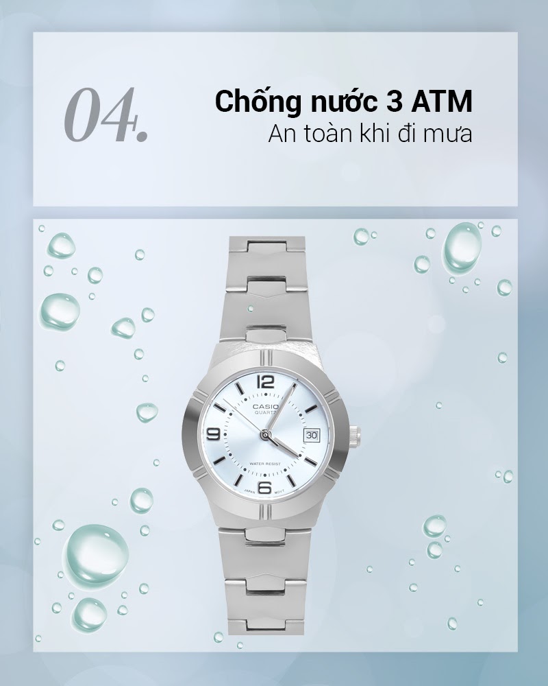Đồng hồ Nữ Casio LTP-1241D-2ADF