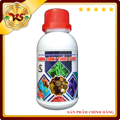 Kháng sinh thảo dược phòng trừ bệnh cho gia súc, gia cầm, tăng đề kháng cho vật nuôi - chai 100ml