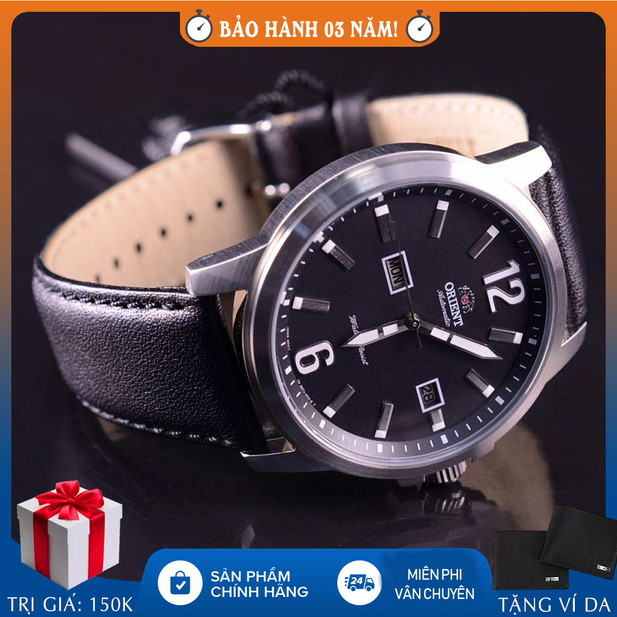 Đồng hồ Nam Chính Hãng Orient Automatic FEM7J00BB9