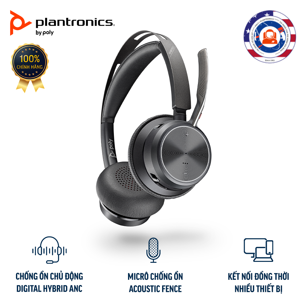Plantronics Voyager Focus 2 UC Bluetooth ANC Enterprise Headset