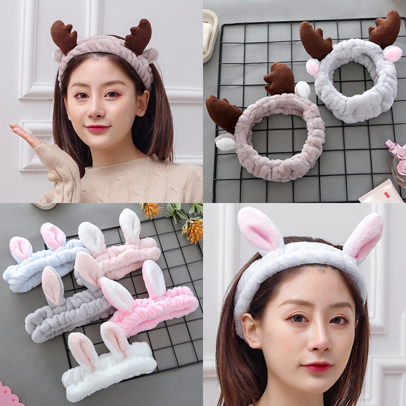 Băng Đô Cài Tóc Hình Thú Bằng Vải Hàn Quốc Dễ Cute Thương Cho Bạn Nữ HADOPA BT06