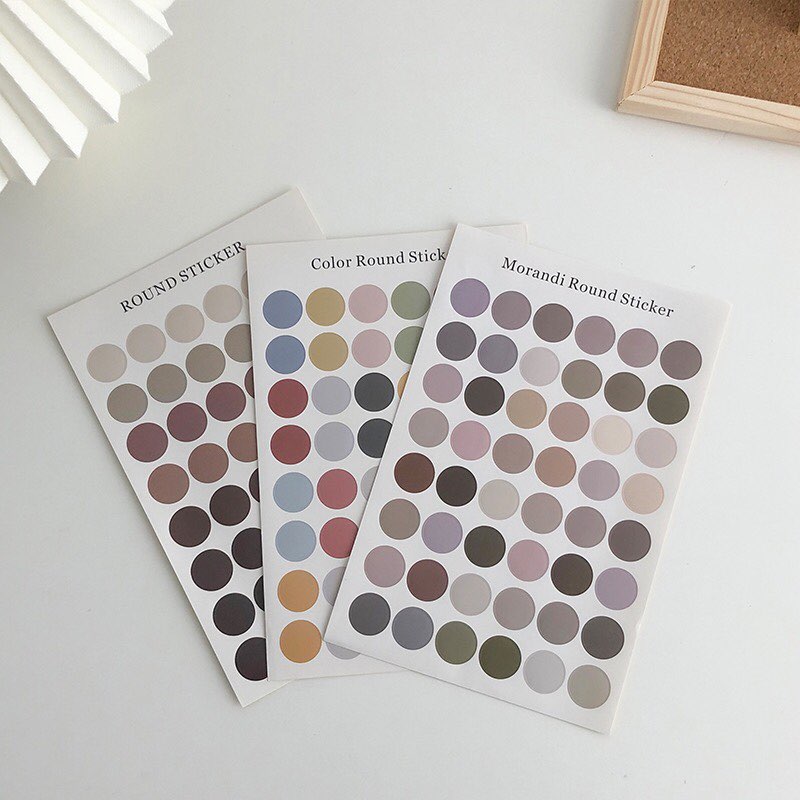STICKERS/ Miếng dán chấm tròn - dot stickers tiện lợi