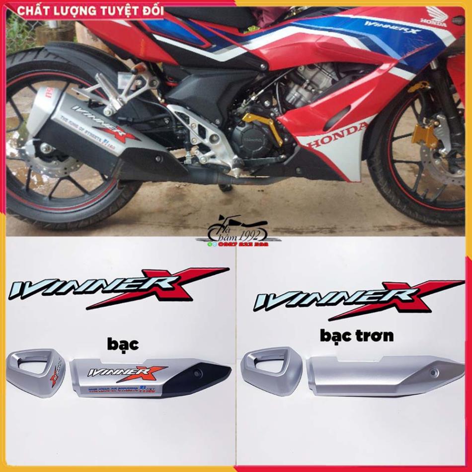 Ốp pô và chụp đuôi pô winner x 2019 - 2022 bản màu sporty - bộ chụp pô winner v2, winner v3
