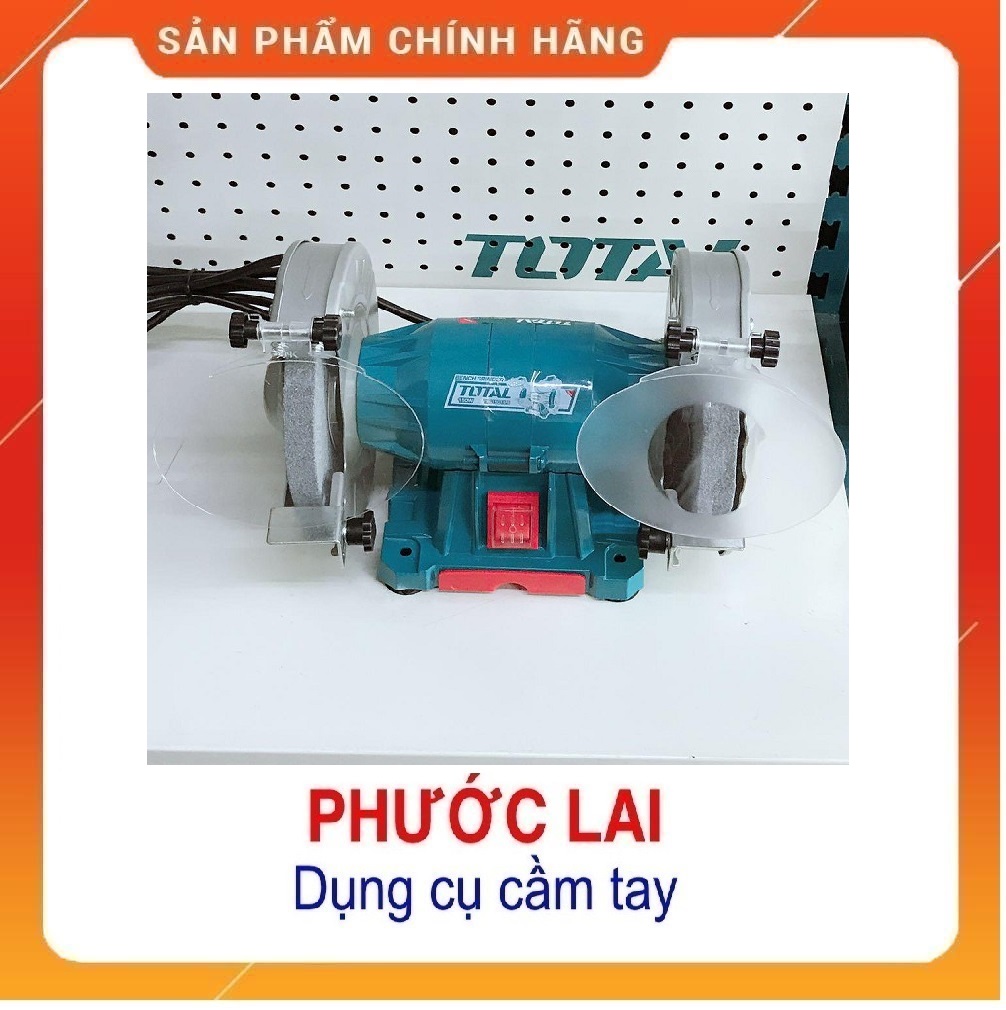 Máy mài để bàn 2 đá 150w total tbg15015