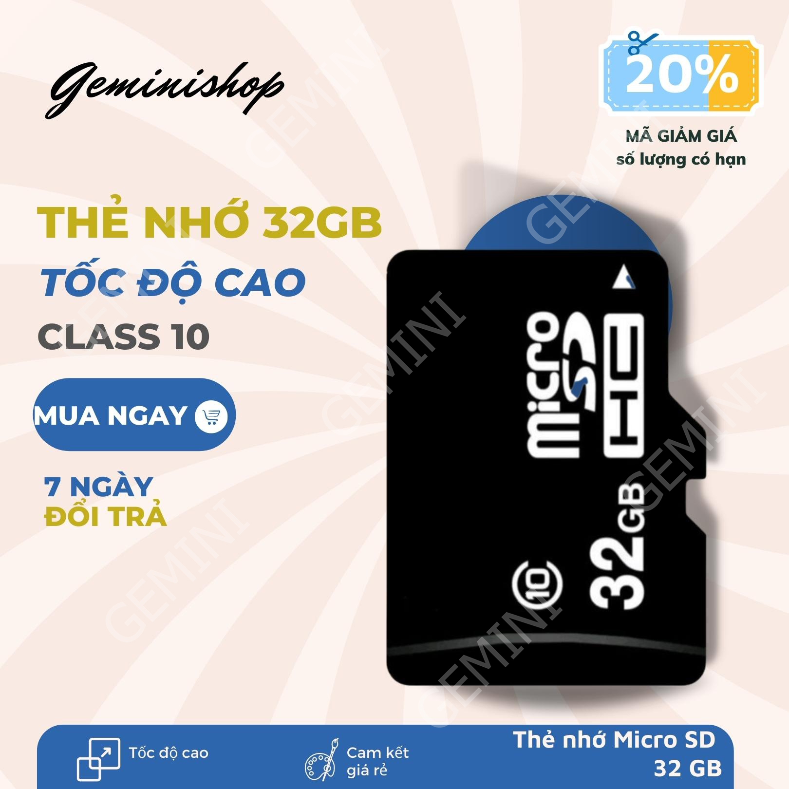 Thẻ nhớ 32 GB Micro SD tốc độ cao Class 10 đủ dung lượng OEM