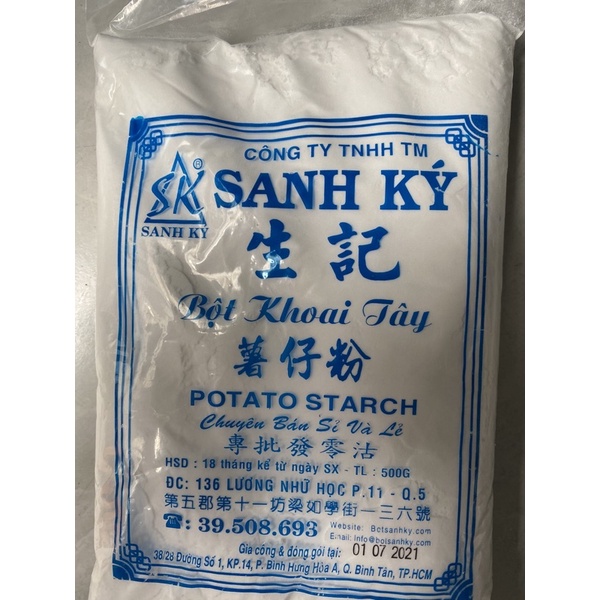 Bột khoai tây hiệu sanh ký - gói 500gr