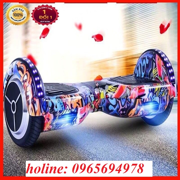 [sale hủy diệt) xe điện cân bằng thông minh - 6.5 inch nhiều mầu-2010 có kết nối bluetooth, đèn led, tay xách thuận tiện)